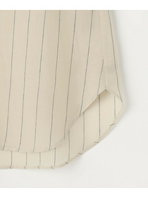 【L'EQUIPE】キュプラコットンストライプシャツ 詳細画像 ベージュ系その他 25