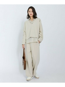 【L'EQUIPE】キュプラコットンストライプシャツ 詳細画像 ベージュ系その他 4