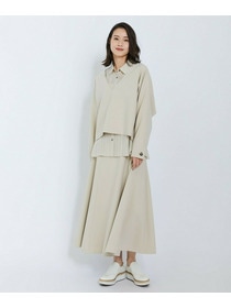 【L'EQUIPE】キュプラコットンストライプシャツ 詳細画像 ベージュ系その他 7