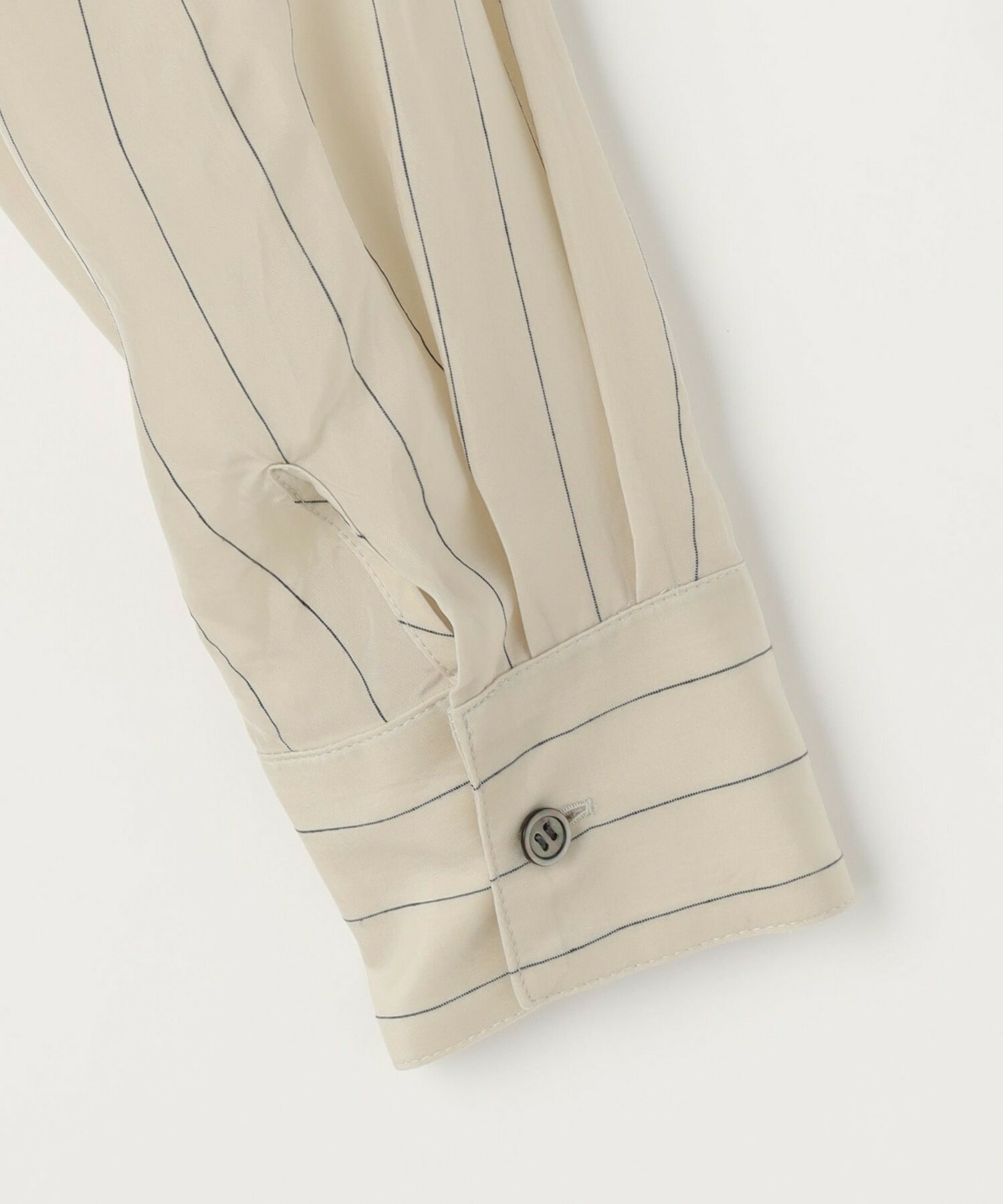 【L'EQUIPE】キュプラコットンストライプシャツ 詳細画像 ベージュ系その他 24