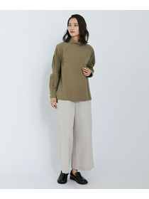 【L'EQUIPE】オーガニックタイプライターブラウス 詳細画像 カーキ 10