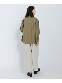 【L'EQUIPE】オーガニックタイプライターブラウス 詳細画像 カーキ 12