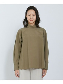 【L'EQUIPE】オーガニックタイプライターブラウス 詳細画像 カーキ 16