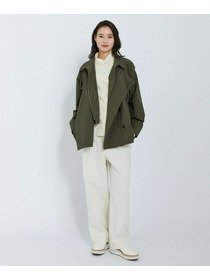 【L'EQUIPE】オーガニックタイプライターブラウス 詳細画像 カーキ 5