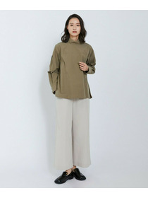 【L'EQUIPE】オーガニックタイプライターブラウス 詳細画像 カーキ 9