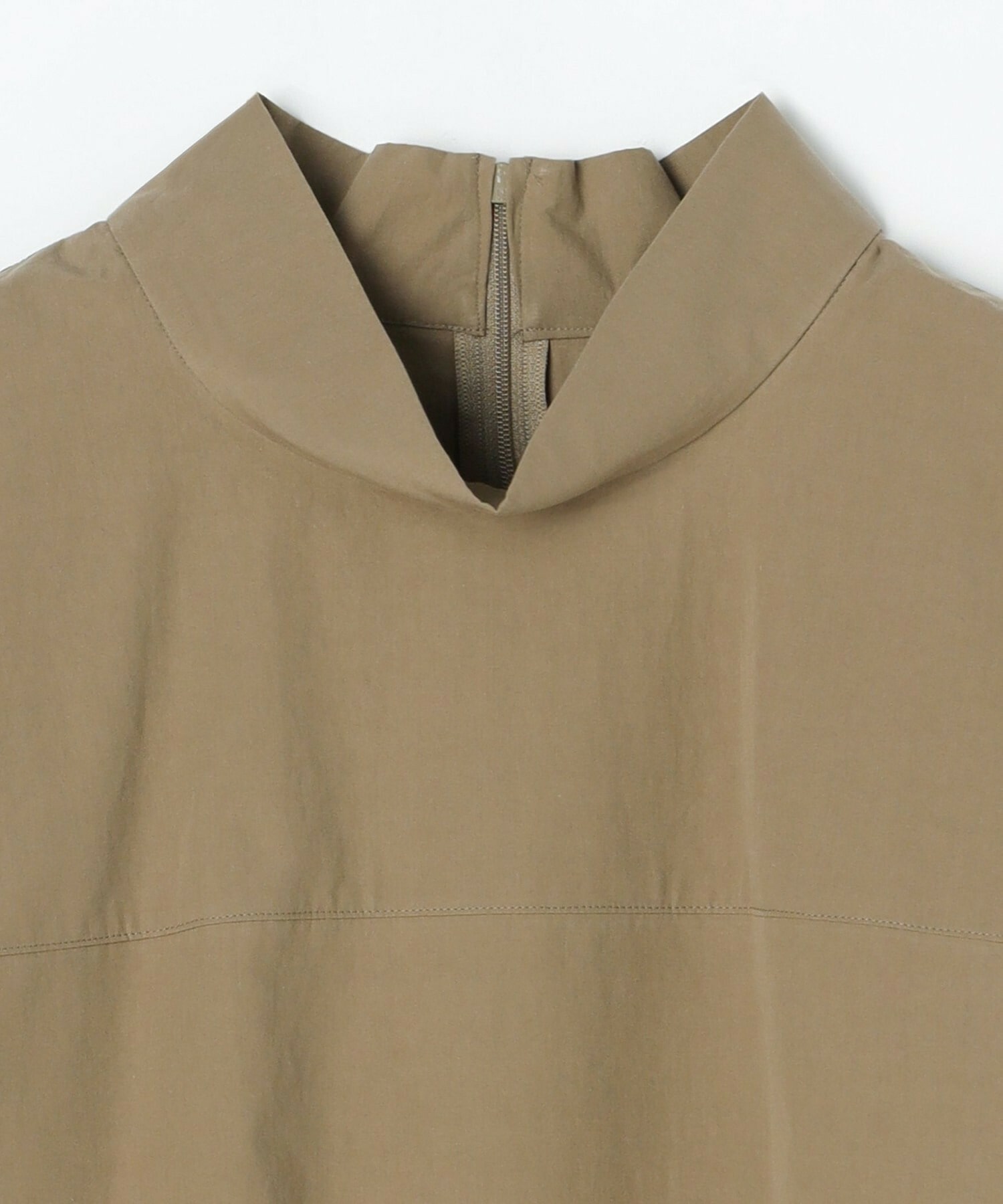 【L'EQUIPE】オーガニックタイプライターブラウス 詳細画像 カーキ 21