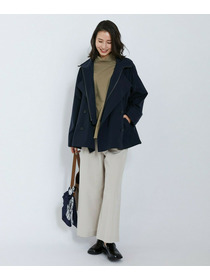 【L'EQUIPE】SOLOTEX 2WAYストレッチコート 詳細画像 ネイビー 21