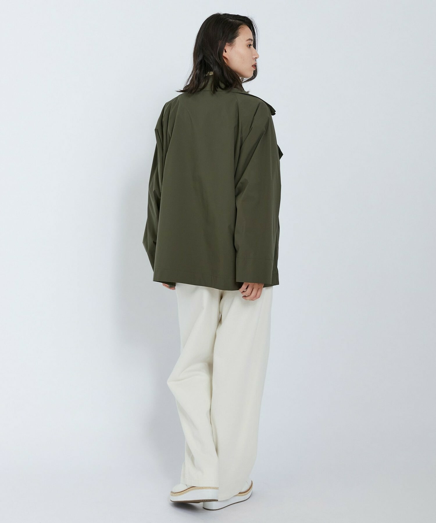 【L'EQUIPE】SOLOTEX 2WAYストレッチコート 詳細画像 ネイビー 11