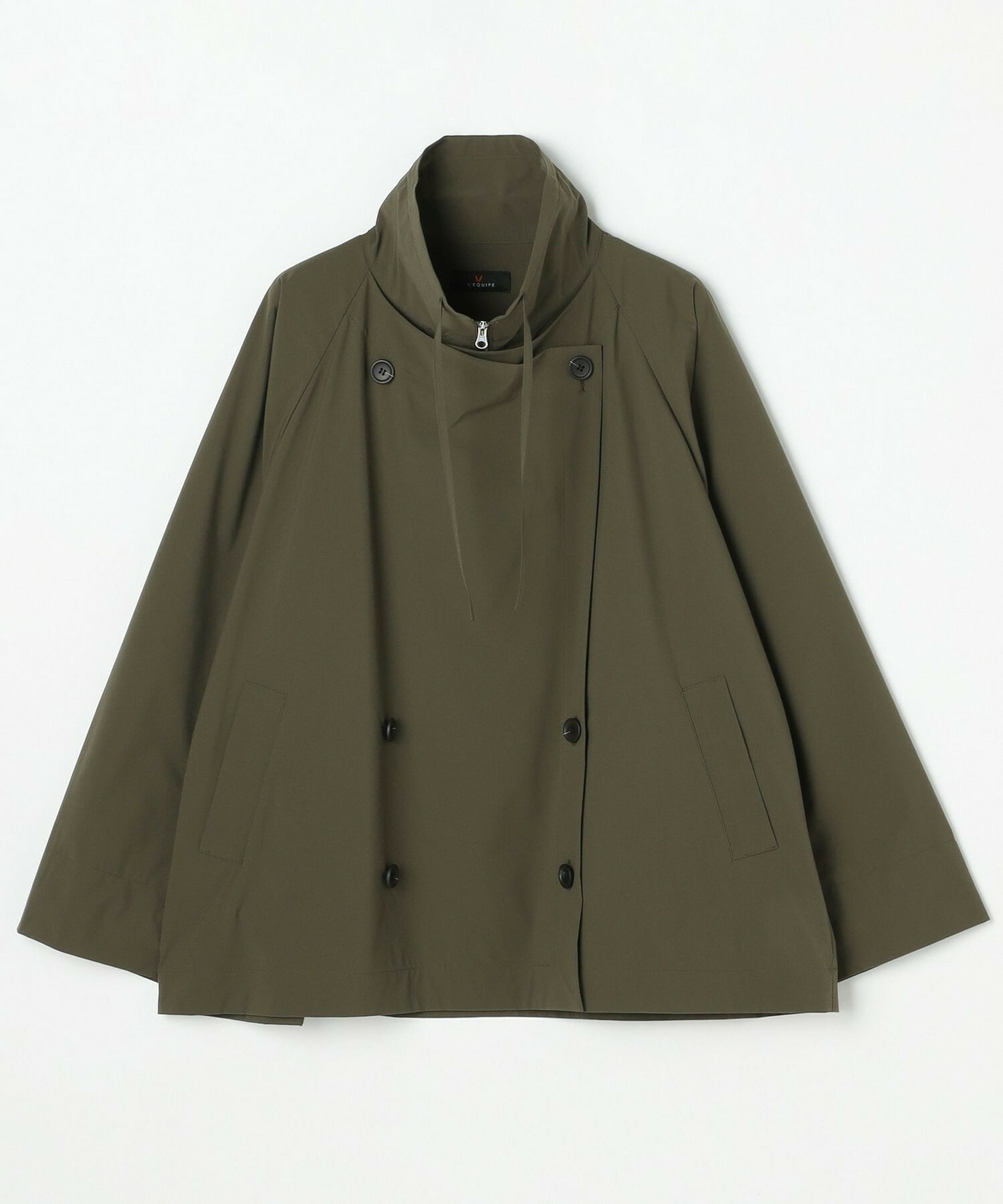 【L'EQUIPE】SOLOTEX 2WAYストレッチコート 詳細画像 ネイビー 13