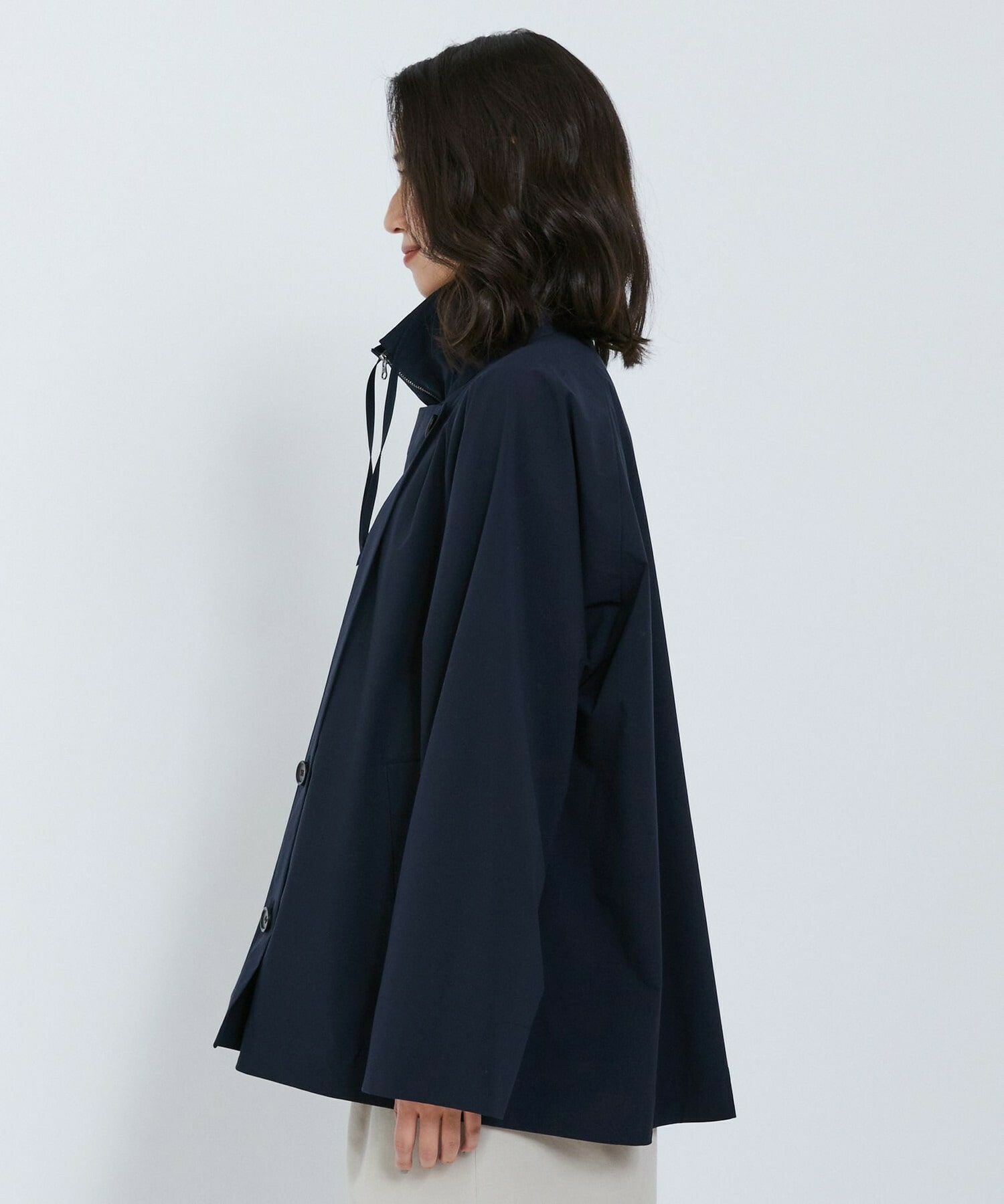【L'EQUIPE】SOLOTEX 2WAYストレッチコート 詳細画像 ネイビー 23