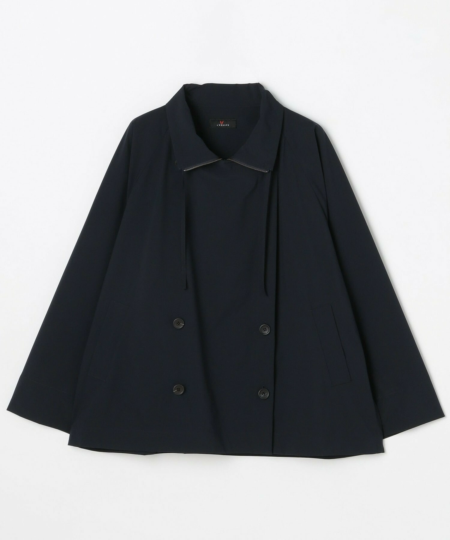 【L'EQUIPE】SOLOTEX 2WAYストレッチコート 詳細画像 ネイビー 29