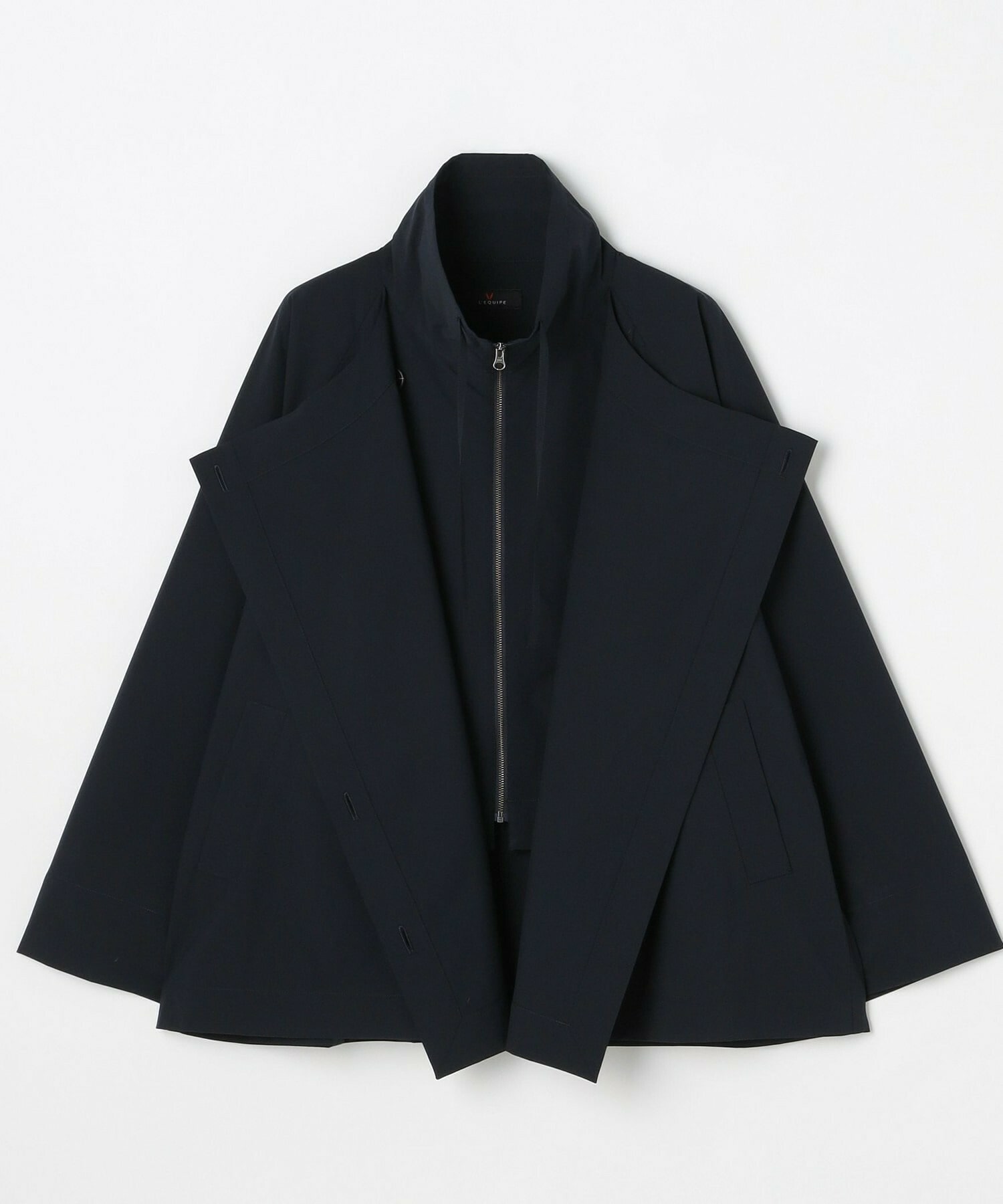 【L'EQUIPE】SOLOTEX 2WAYストレッチコート 詳細画像 ネイビー 31