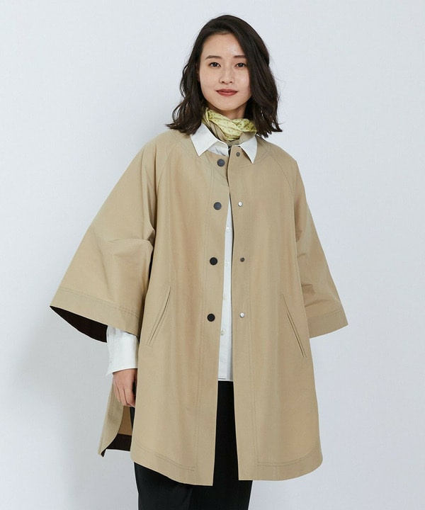 【L'EQUIPE】コットンナイロングログランコート