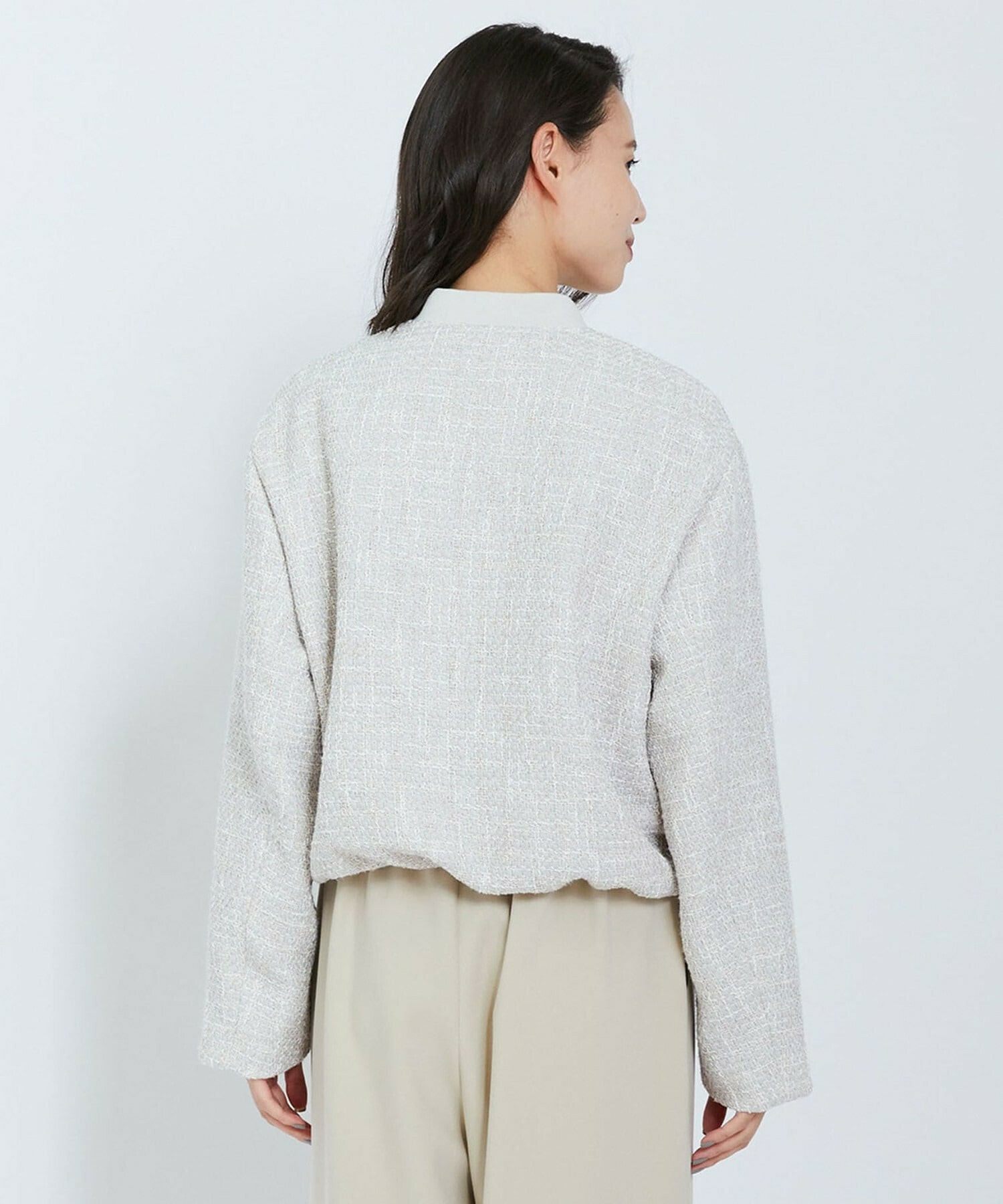 【L'EQUIPE】テープツイードジャケット 詳細画像 ネイビー 19