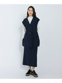 【L'EQUIPE】ストレッチダブルクロスジレ 詳細画像 ネイビー 4