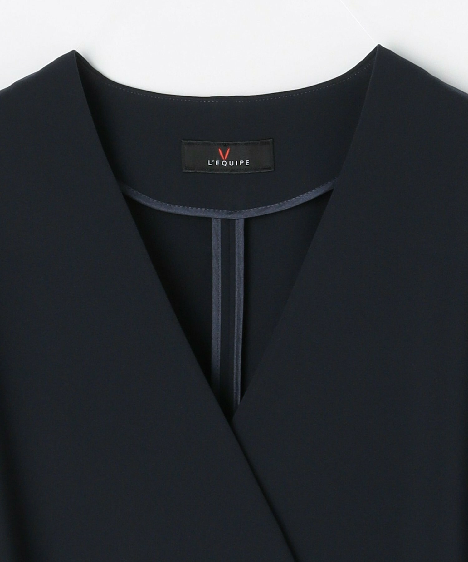 【L'EQUIPE】ストレッチダブルクロスジレ 詳細画像 ネイビー 14