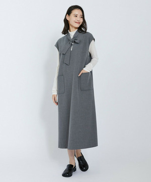 【L'EQUIPE】T/Rオックスワンピース 詳細画像 チャコールグレー 1