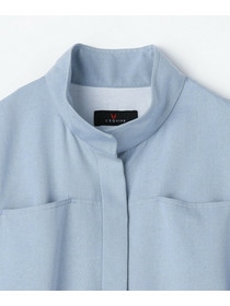 【L'EQUIPE】W/P MIXデニムワンピース 詳細画像 サックスブルー 19