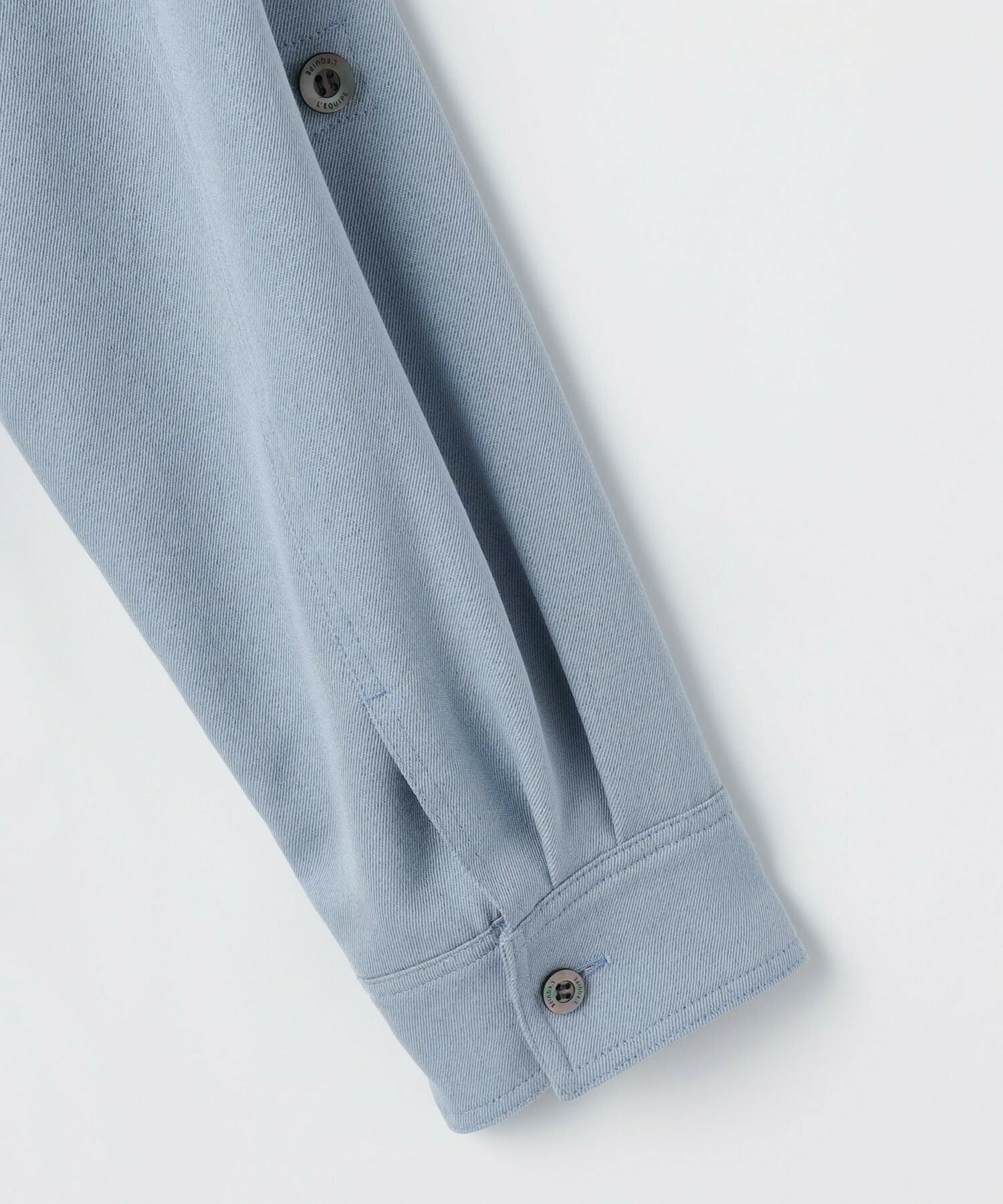 【L'EQUIPE】W/P MIXデニムワンピース 詳細画像 サックスブルー 20