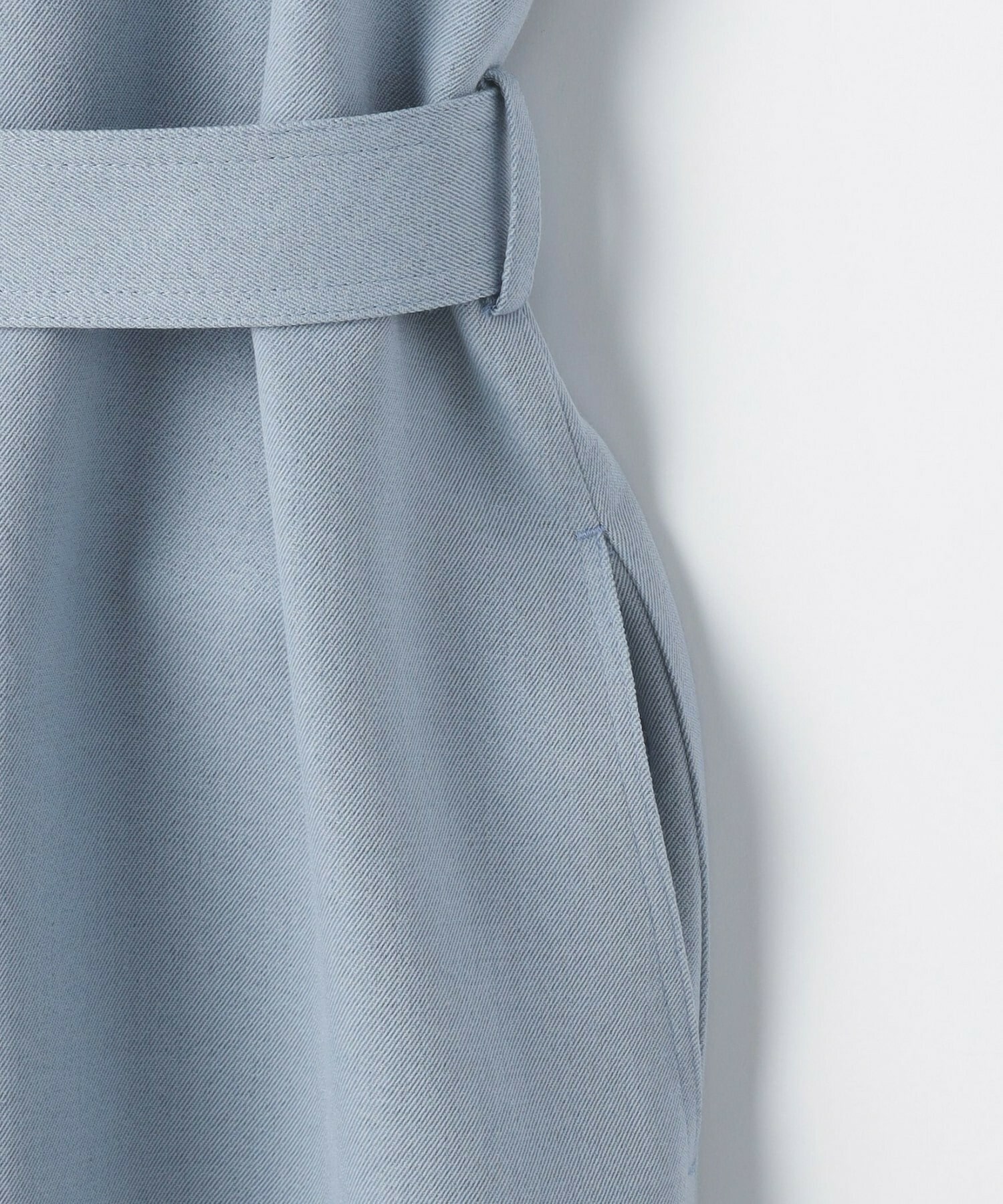 【L'EQUIPE】W/P MIXデニムワンピース 詳細画像 サックスブルー 24