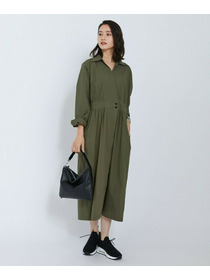 【L'EQUIPE】ビンテージコットンナイロンワンピース 詳細画像 ブラック 7