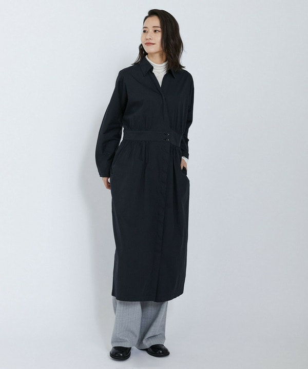 ビンテージコットンナイロンワンピース 詳細画像 ブラック 1