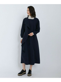 【L'EQUIPE】トリアセダブルクロスワンピース 詳細画像 ブラック 1