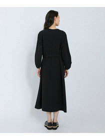 【L'EQUIPE】トリアセダブルクロスワンピース 詳細画像 ブラック 16