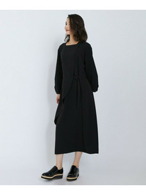 【L'EQUIPE】トリアセダブルクロスワンピース 詳細画像 ブラック 5