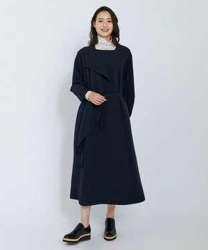 【L'EQUIPE】トリアセダブルクロスワンピース 詳細画像 ネイビー 1