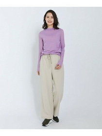 【L'EQUIPE】ダブルクロスパンツ 詳細画像 ネイビー 1