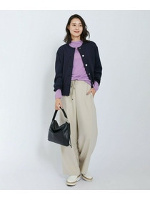 【L'EQUIPE】ダブルクロスパンツ 詳細画像 ネイビー 5