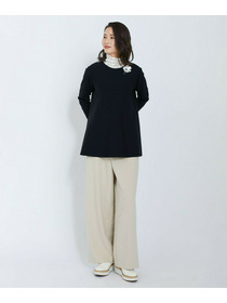 【L'EQUIPE】ダブルクロスパンツ 詳細画像 ネイビー 7