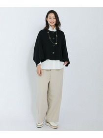 【L'EQUIPE】ダブルクロスパンツ 詳細画像 ネイビー 9