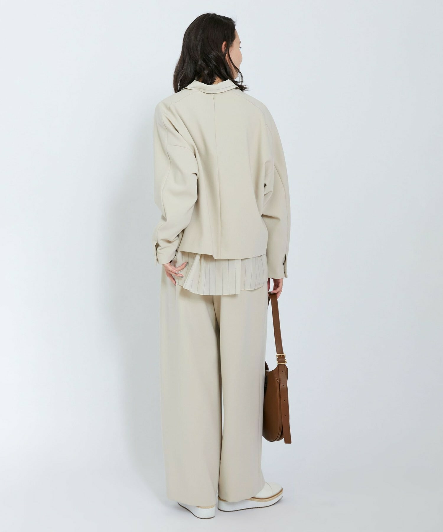 【L'EQUIPE】ダブルクロスパンツ 詳細画像 ネイビー 12