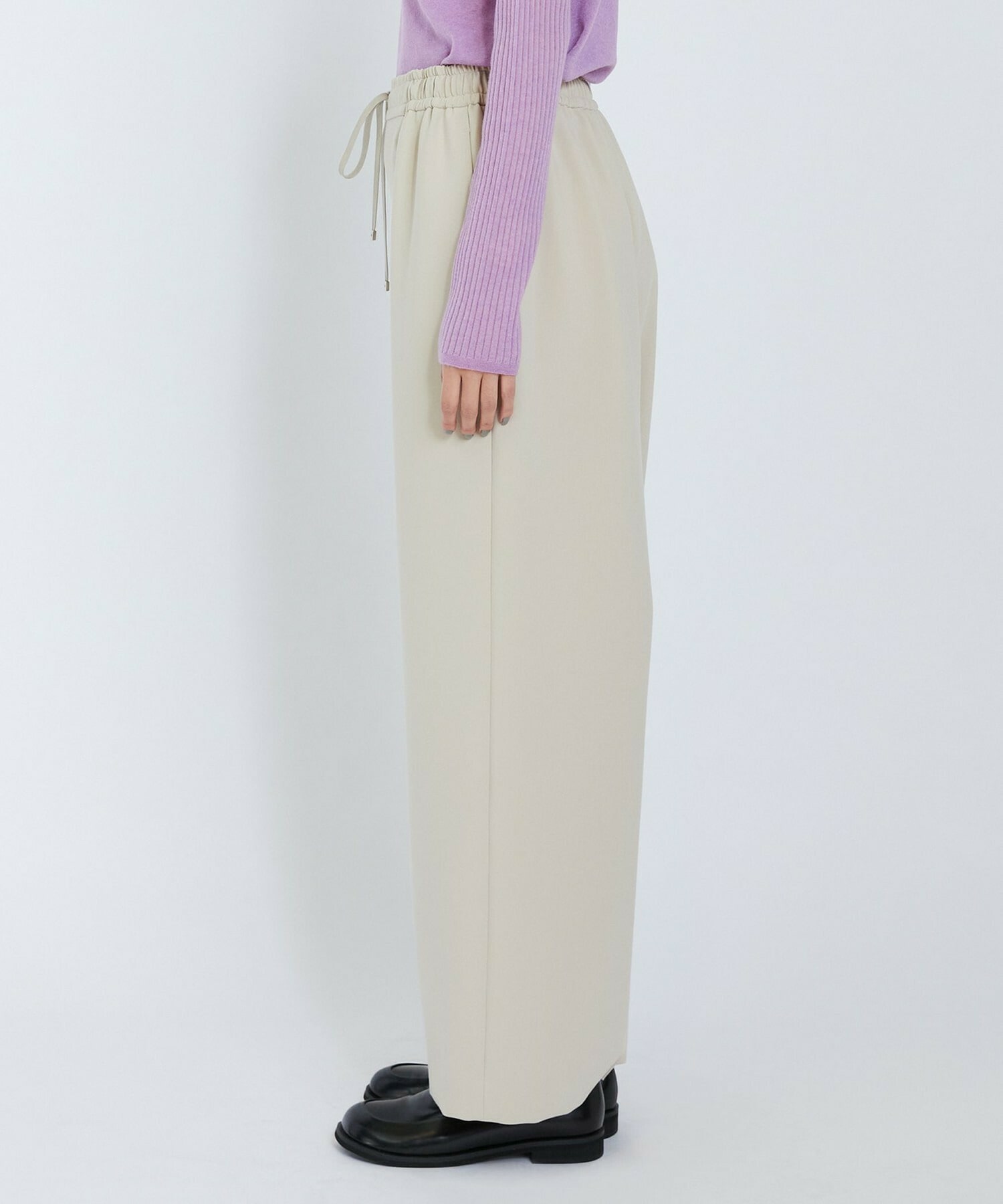 【L'EQUIPE】ダブルクロスパンツ 詳細画像 ネイビー 14