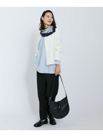 【L'EQUIPE】バックブラッシュツイルパンツ 詳細画像 ブラック 12