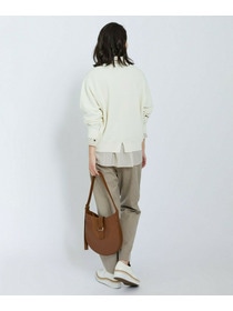 【L'EQUIPE】バックブラッシュツイルパンツ 詳細画像 ブラック 6