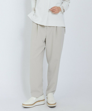 【L'EQUIPE】ストレッチダブルクロスパンツ 詳細画像 グレイッシュベージュ 1