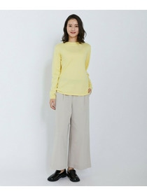 【L'EQUIPE】アセテートグログランパンツ 詳細画像 グリーン系その他 10