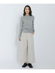 【L'EQUIPE】アセテートグログランパンツ 詳細画像 グリーン系その他 12