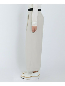 【L'EQUIPE】アセテートグログランパンツ 詳細画像 グリーン系その他 19