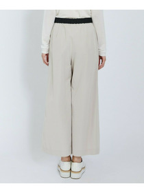 【L'EQUIPE】アセテートグログランパンツ 詳細画像 グリーン系その他 20