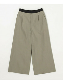 【L'EQUIPE】アセテートグログランパンツ 詳細画像 グリーン系その他 4