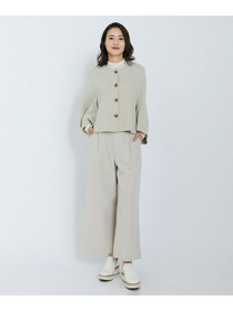 【L'EQUIPE】アセテートグログランパンツ 詳細画像 グリーン系その他 6