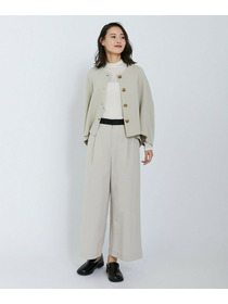 【L'EQUIPE】アセテートグログランパンツ 詳細画像 グリーン系その他 7