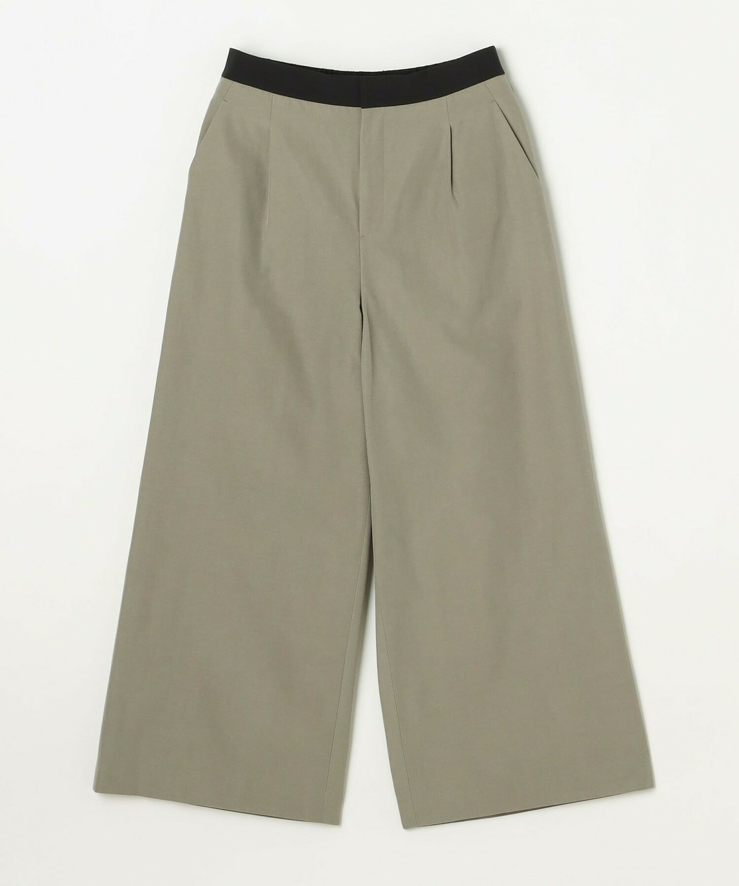 【L'EQUIPE】アセテートグログランパンツ 詳細画像 グリーン系その他 4