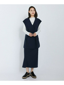 【L'EQUIPE】ウェーブクロス＆ベアスムースカットソー 詳細画像 ブラック 3