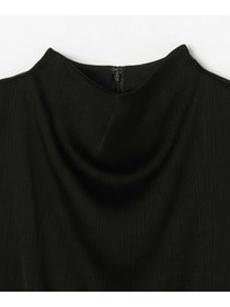 【L'EQUIPE】ウェーブクロス＆ベアスムースカットソー 詳細画像 ブラック 7