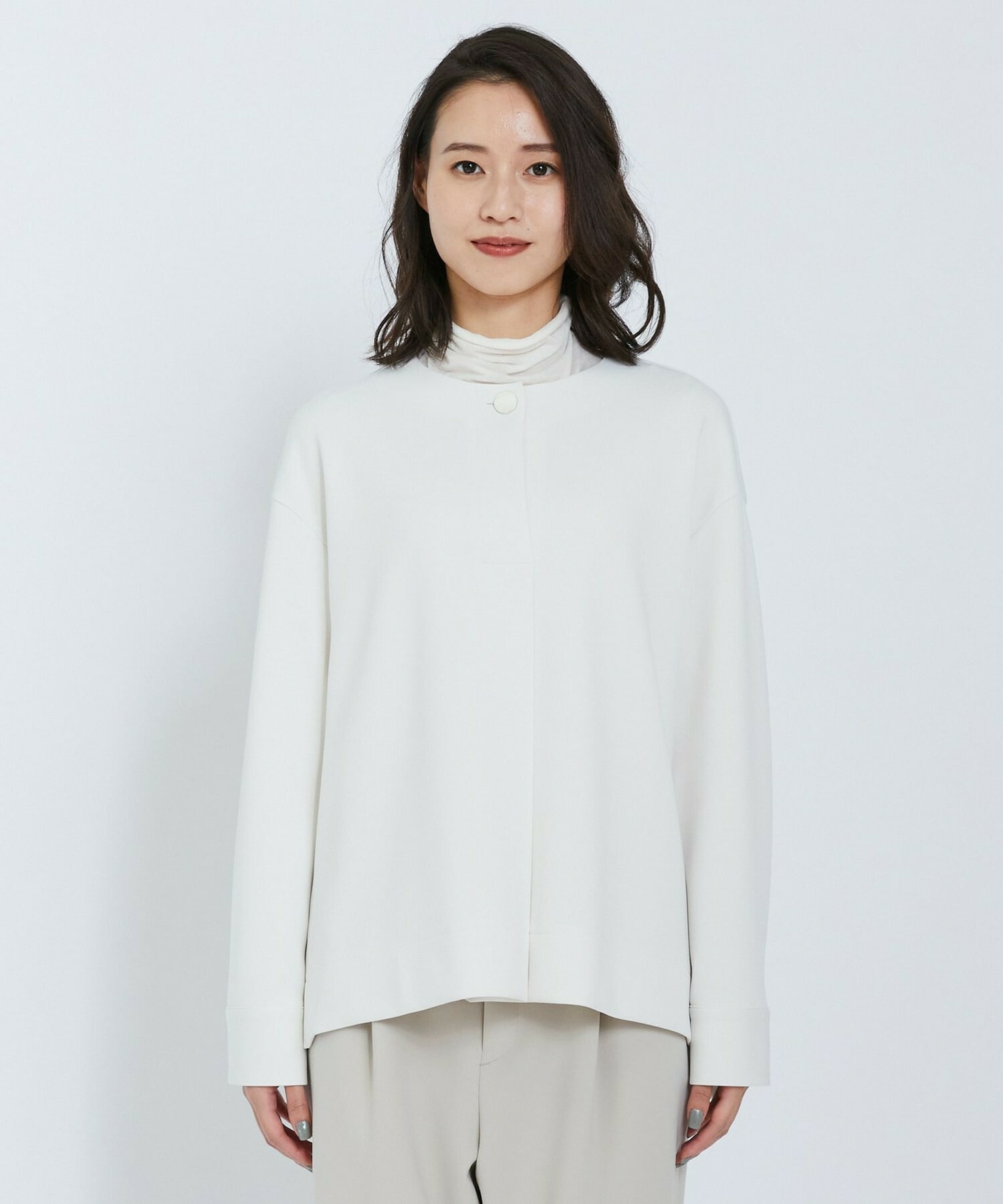 【L'EQUIPE】エアリーダンボールジャージーカットソー 詳細画像 ブラック 4